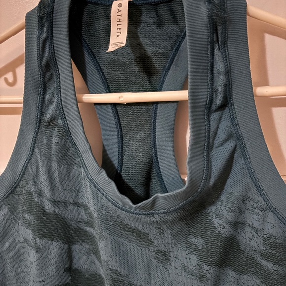 Athleta Teal Racerback Tank Top - Picture 4 of 8